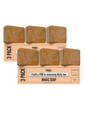 Ghar-Soaps-Sandalwood-Saffron-Magic-Soaps---Pack-Of-6